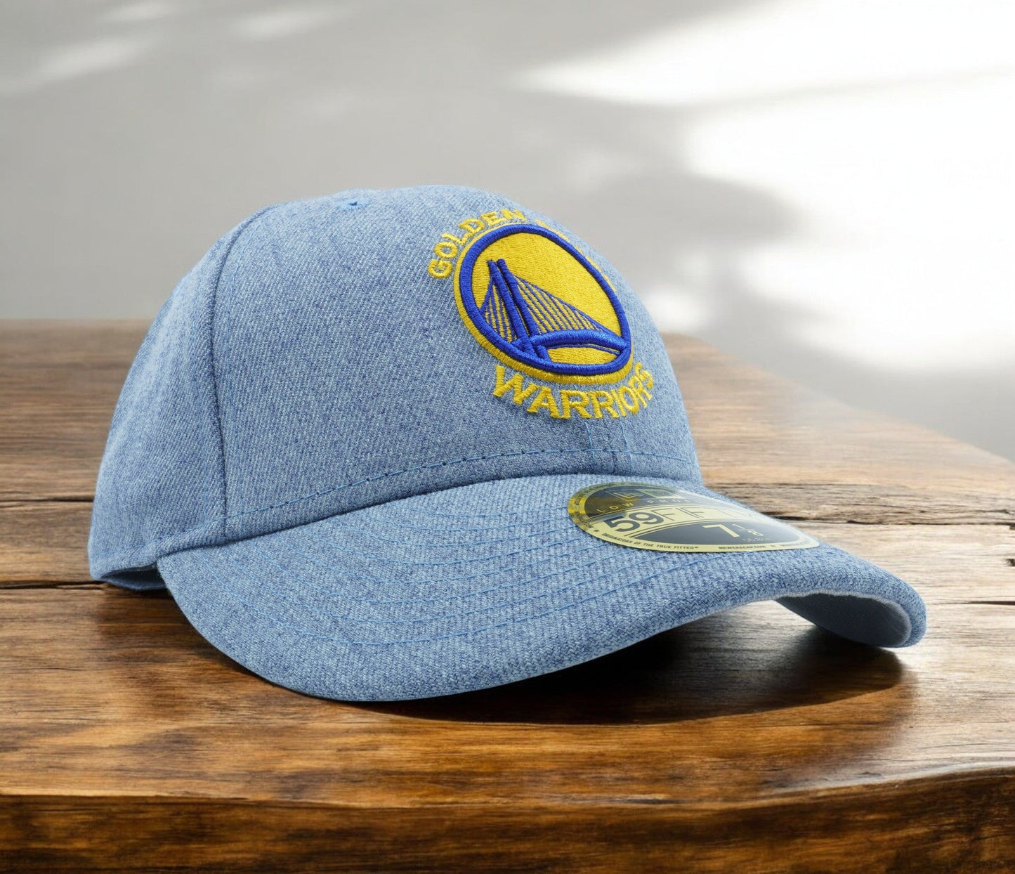 New Era Men's NBA Gs Warriors Heather Ace "On The Court" 5950 Fitted