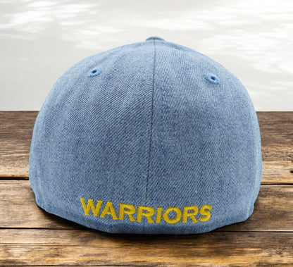 New Era Men's NBA Gs Warriors Heather Ace "On The Court" 5950 Fitted