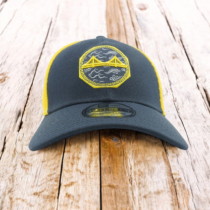 New Era Men's NBA Gs Warriors 3930 Stretch Fit 'City Series 2018'