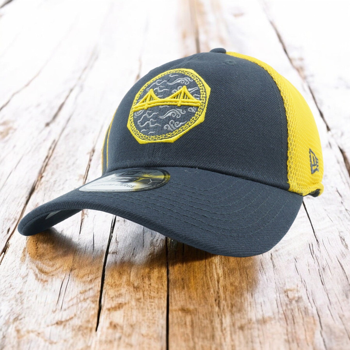 New Era Men's NBA Gs Warriors 3930 Stretch Fit 'City Series 2018'