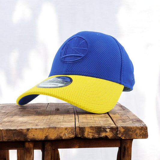 New Era Men's NBA Gs Warriors 3930 Stretch Fit 'Tech Redux 2' Hats