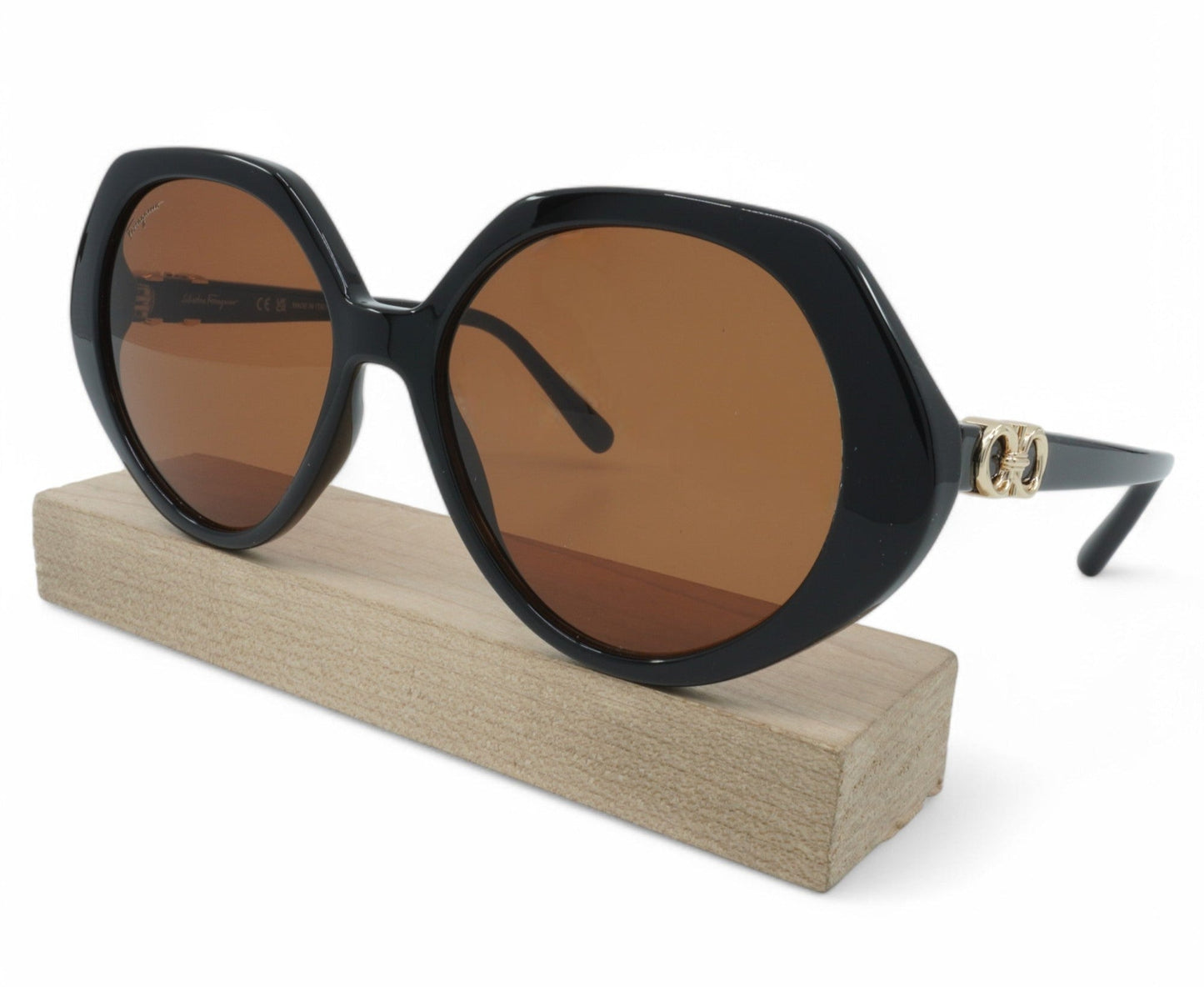 Unisex Salvatore Ferragamo Geometric Sunglasses