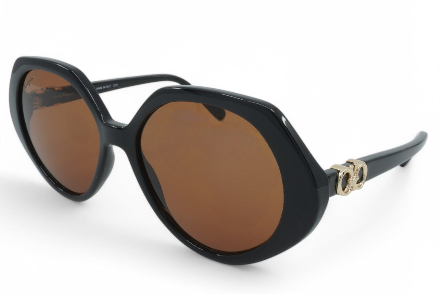Unisex Salvatore Ferragamo Geometric Sunglasses