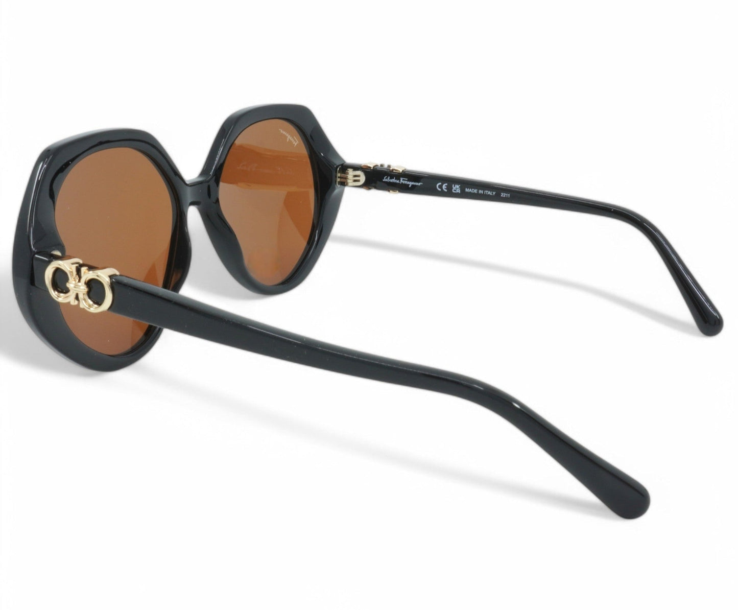 Unisex Salvatore Ferragamo Geometric Sunglasses
