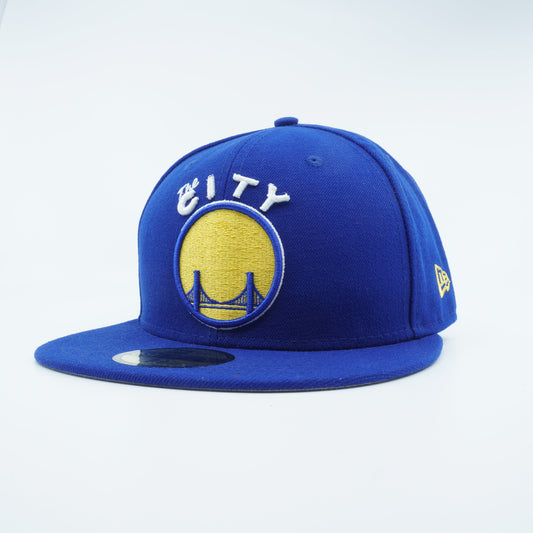 Men's New Era NBA Golden State Warriors Fresh Side 5950 Fitted - Blue
