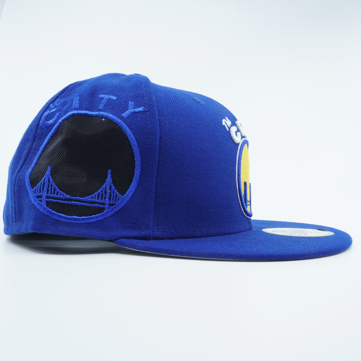 Men's New Era NBA Golden State Warriors Fresh Side 5950 Fitted - Blue