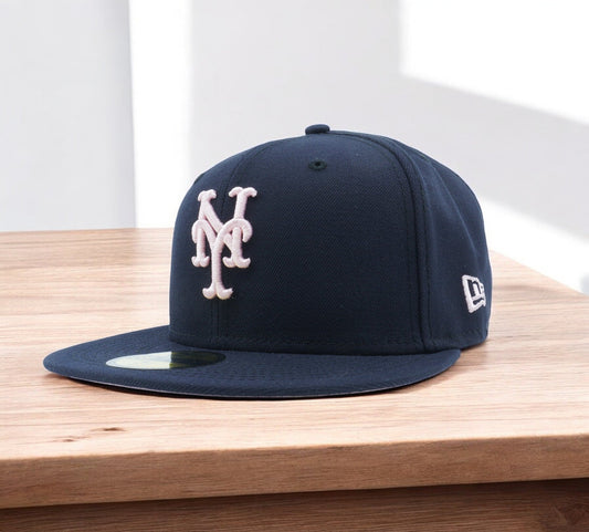 New Era Men's MLB Ny Mets 5950 Fitted 'Subway Series' Navy