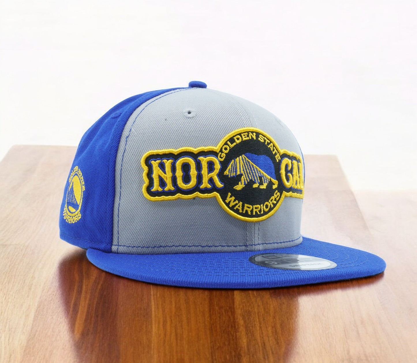 Men's New Era NBA Gs Warriors Norcal 950 Snapback - Blue/Gray