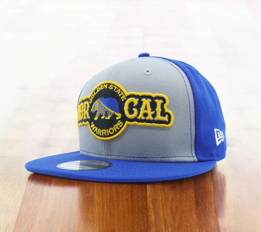 Men's New Era NBA Gs Warriors Norcal 950 Snapback - Blue/Gray
