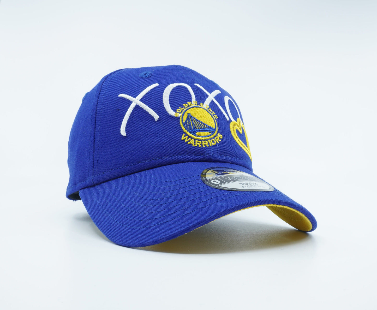 Youth New Era NBA Gs Warriors 920 Heart "Xoxo" Strapback - Blue