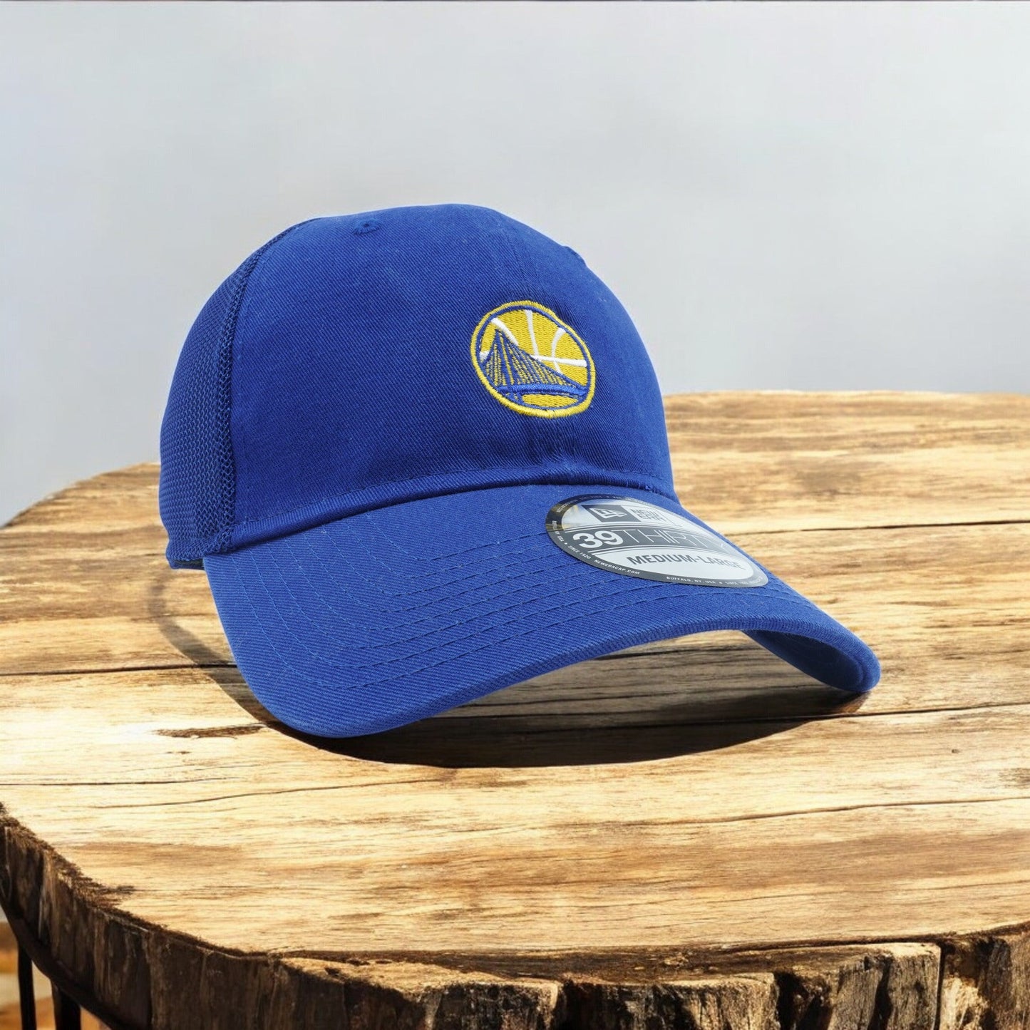 New Era Men's NBA Gs Warriors 3950 Team Precision Fitted Blue