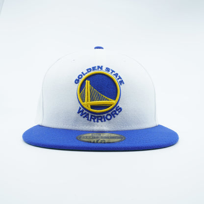 New Era Men's NBA Golden State Warriors 5950 Fitted White/Blue