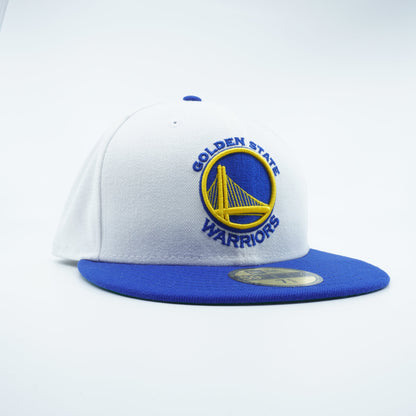New Era Men's NBA Golden State Warriors 5950 Fitted White/Blue