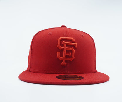 New Era Men's MLB Sf Giants 5950 Fitted 'Red' Hats