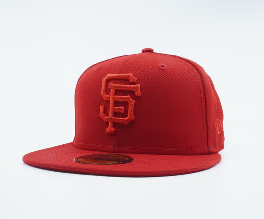 Men's New Era MLB Sf Giants 5950 Fitted 'Red' - Red