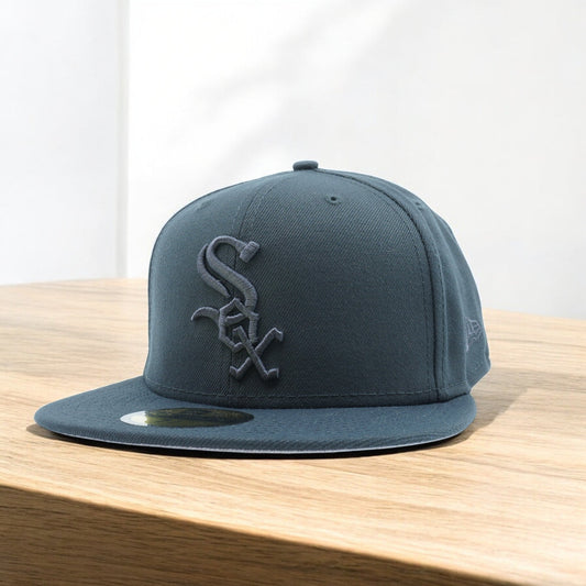 New Era Men's MLB Chicago White Sox 5950 Fitted 'Color Pack'-Graphite Hats