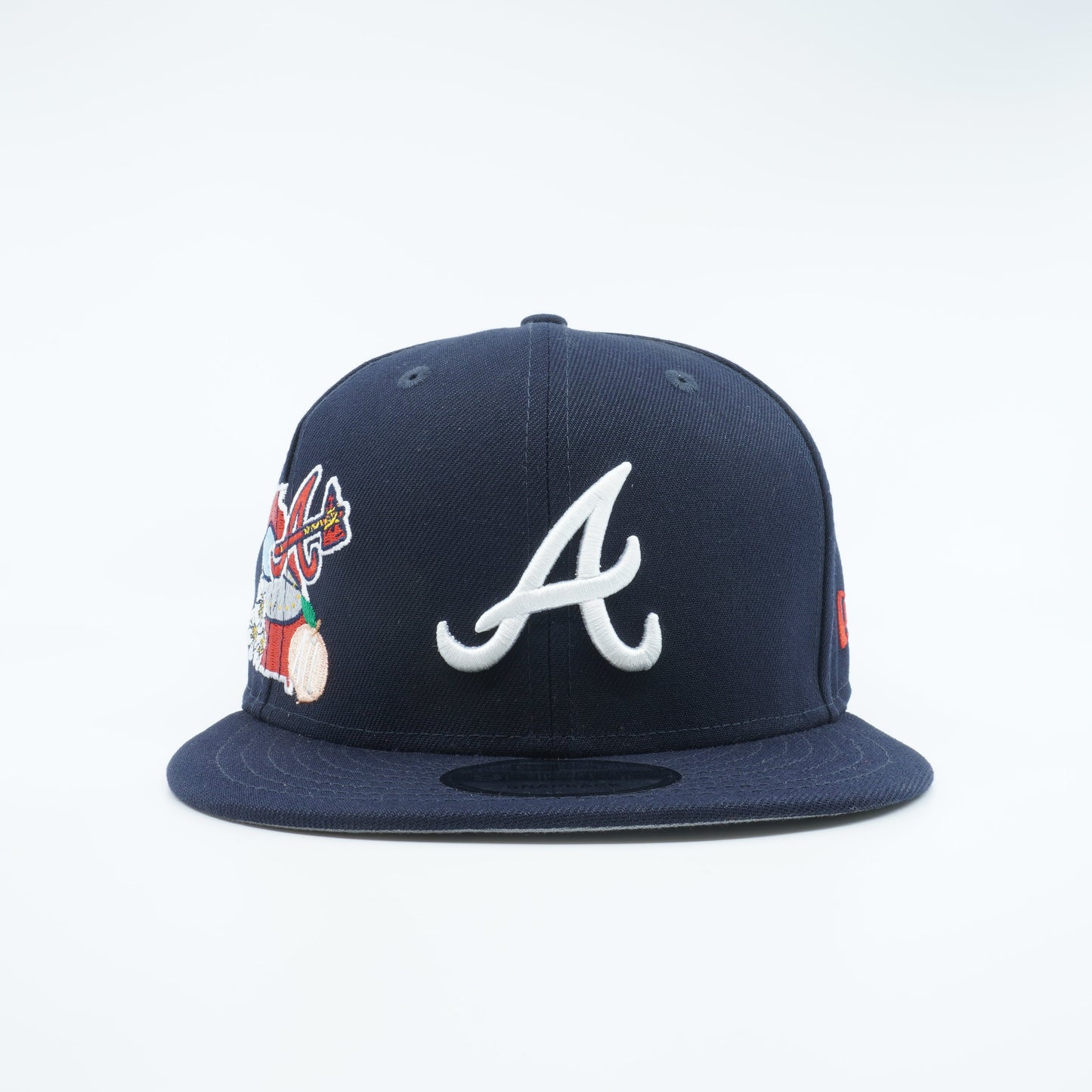 Men's New Era MLB Atlanta Braves 950 Strapback City Cluster - Navy