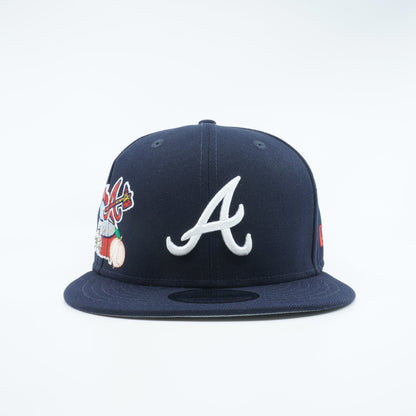 New Era Men's MLB Atlanta Braves 950 Strapback City Cluster Bras