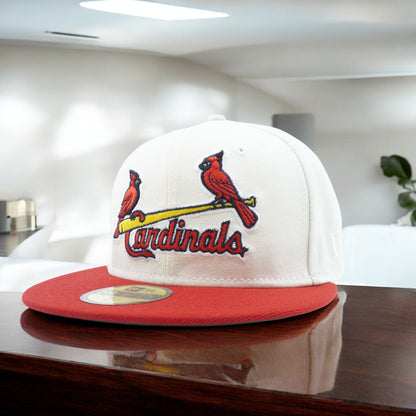 New Era Men's MLB St. Luis Cardinals 5950 Fitted '125Th Anniversary' Hats