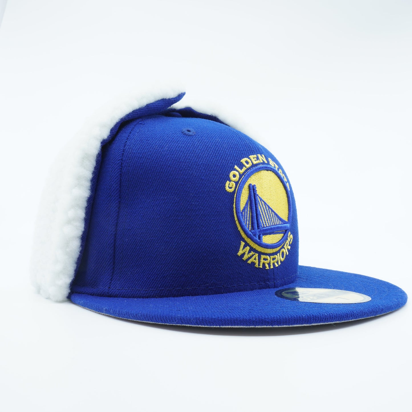 New Era Men's NBA Gs Warriors 5950 Fitted 'Royal Flurry Fit Dogear'