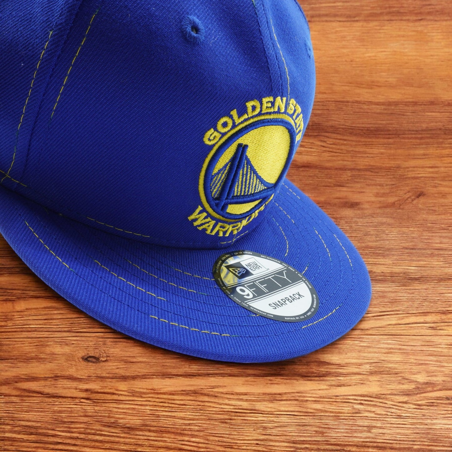New Era Men's NBA Golden State Warriors Savvy Strech 950 Snapback Hats