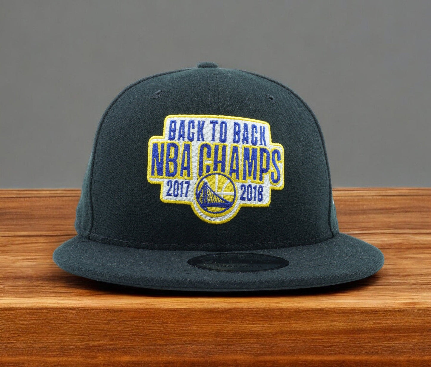 New Era Men's NBA Gsw Back To Back 17/18 9Fifty Snapback Hats