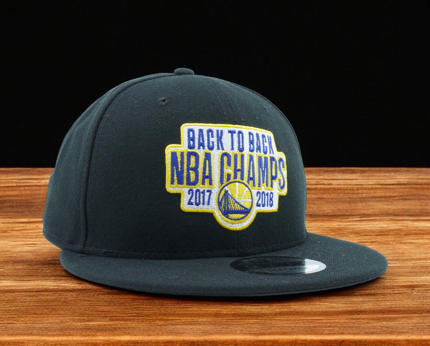 New Era Men's NBA Gsw Back To Back 17/18 9Fifty Snapback Hats
