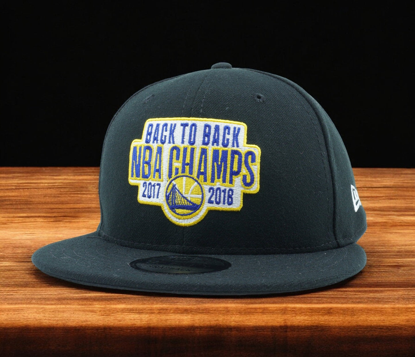 New Era Men's NBA Gsw Back To Back 17/18 9Fifty Snapback Hats