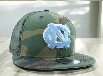 New Era Men's Ncaa North Carolina Tar Heels 950 Camo Truck D3 Snapback