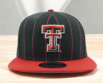 New Era Men's Ncaa Texas Tech Red Raiders 950 Vintage E1 Snapback Hats