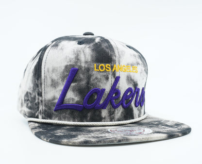 Mitchell & Ness Men's NBA La Lakers Special Script Snapback