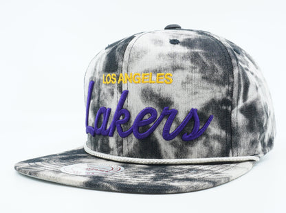 Mitchell & Ness Men's NBA La Lakers Special Script Snapback