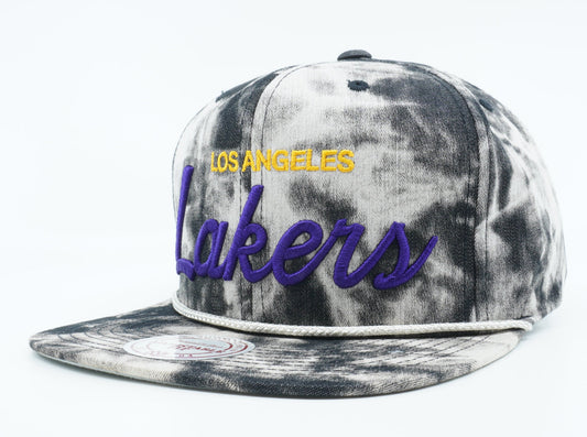 Mitchell & Ness Men's NBA La Lakers Special Script Snapback