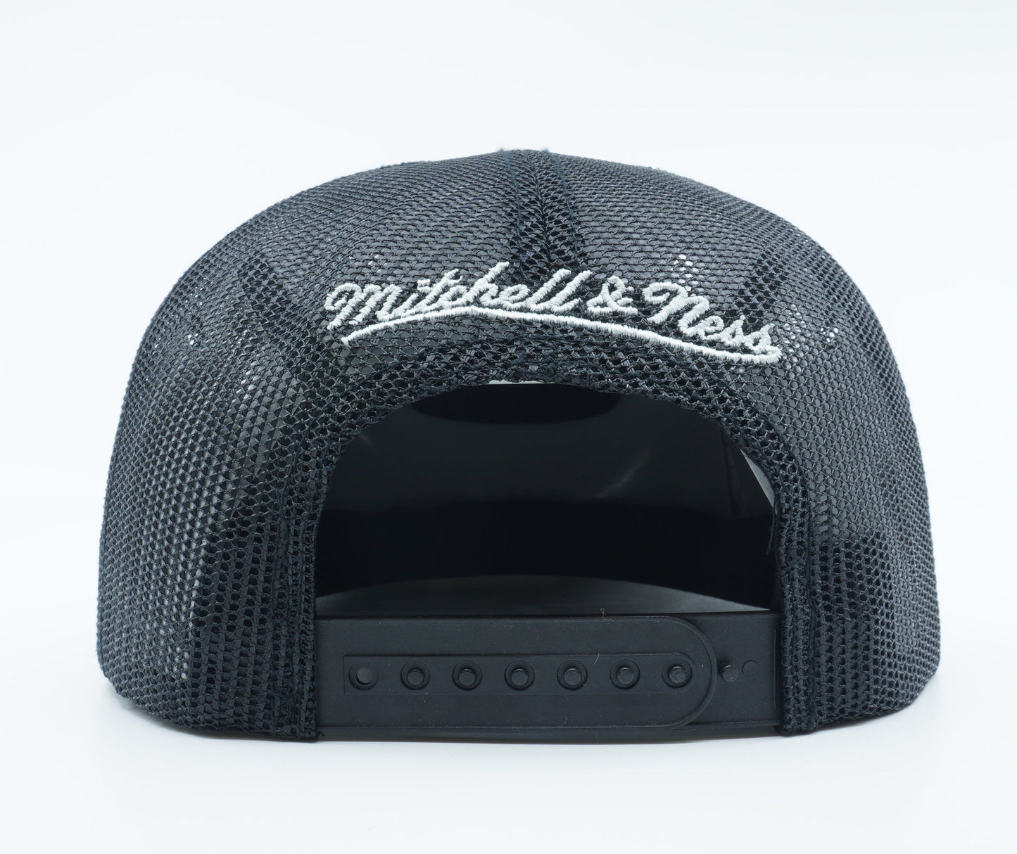 Mitchell & Ness Men's NBA Brooklyn Nets Acid Wash Denim Mesh Snapback