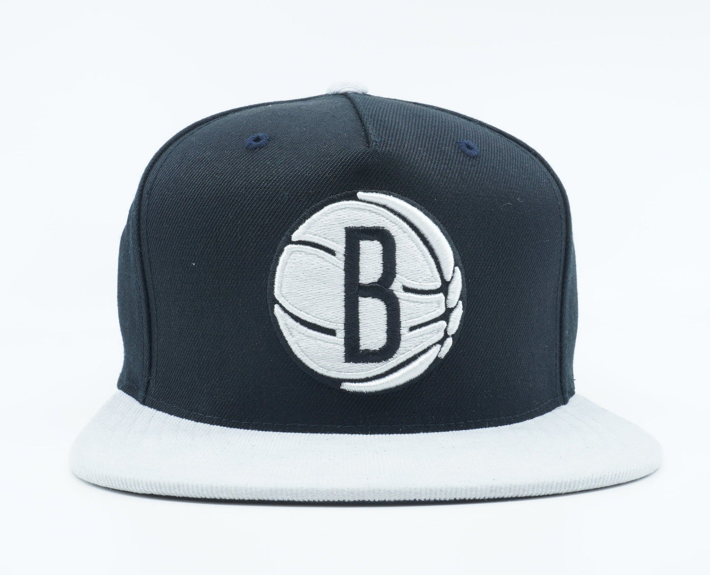 Men's Mitchell & Ness NBA Brooklyn Nets Cord Visor Strapback