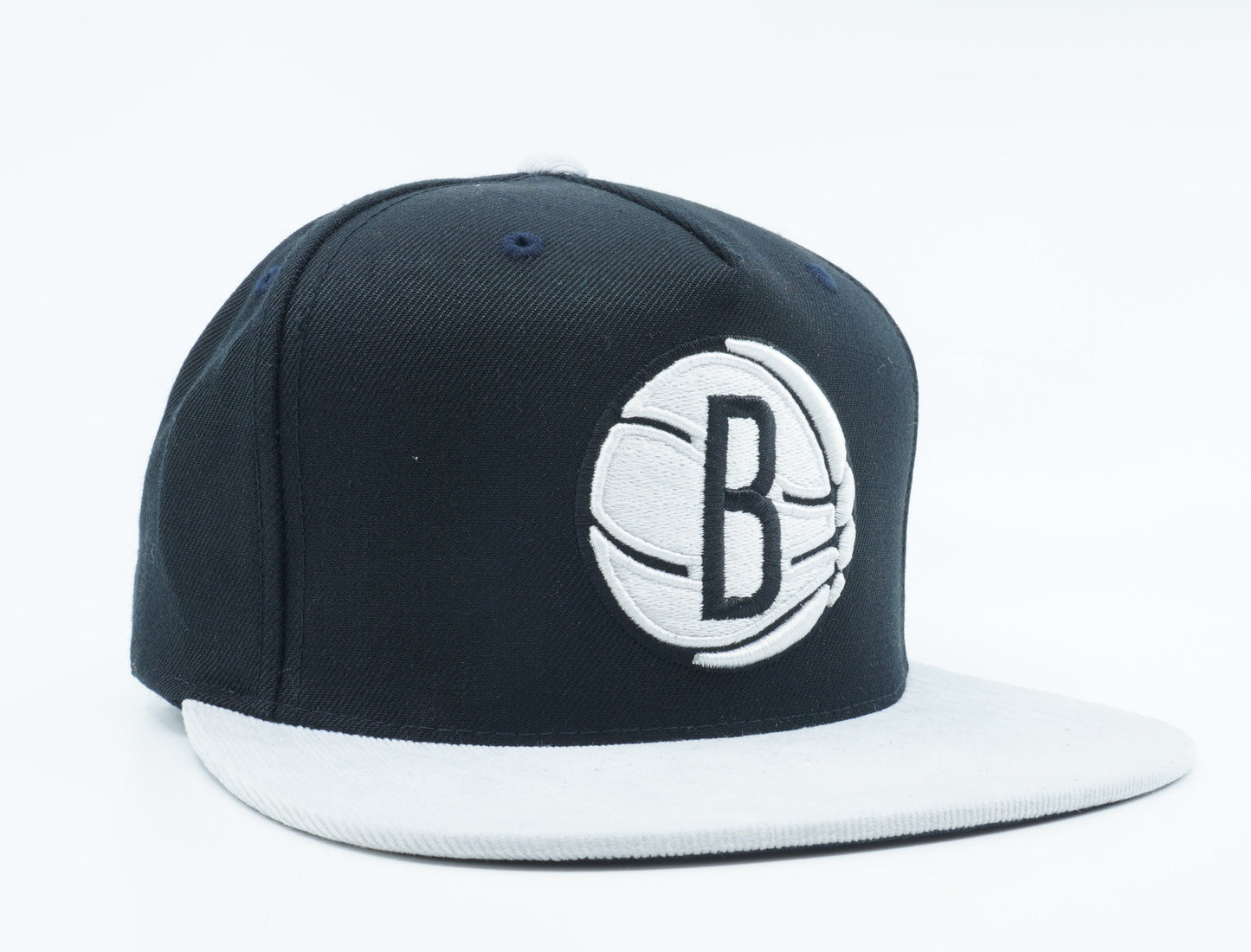Men's Mitchell & Ness NBA Brooklyn Nets Cord Visor Strapback