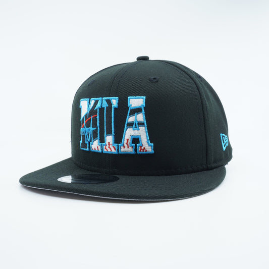 New Era Men's MLB Miami Marlins 950 Snapback Black