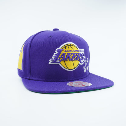 Mitchell & Ness Men's NBA La Lakers Jersey Love Snapback Snapback Caps