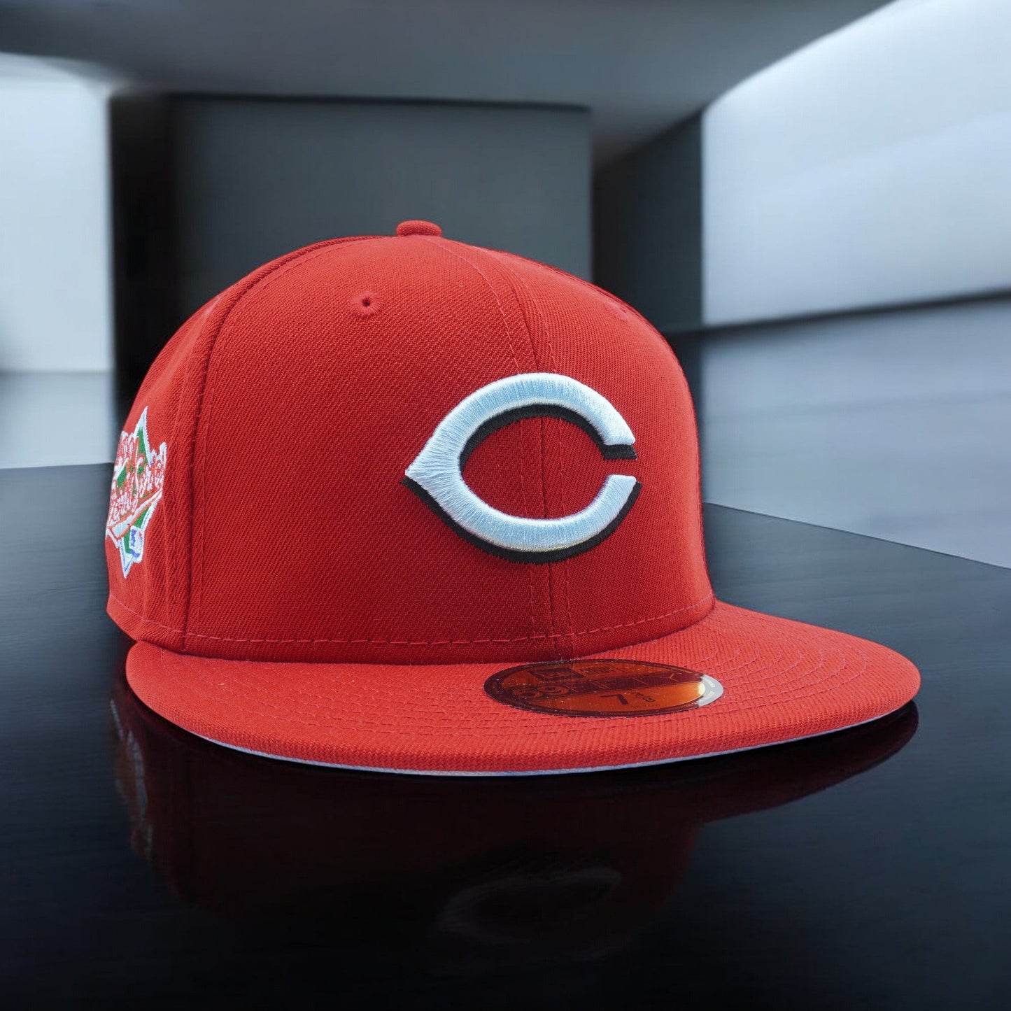 Men's New Era MLB Cincinnati Reds 5950 Cloud Under Fitted - Scarlet
