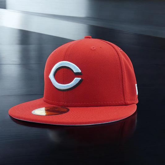Men's New Era MLB Cincinnati Reds 5950 Cloud Under Fitted - Scarlet