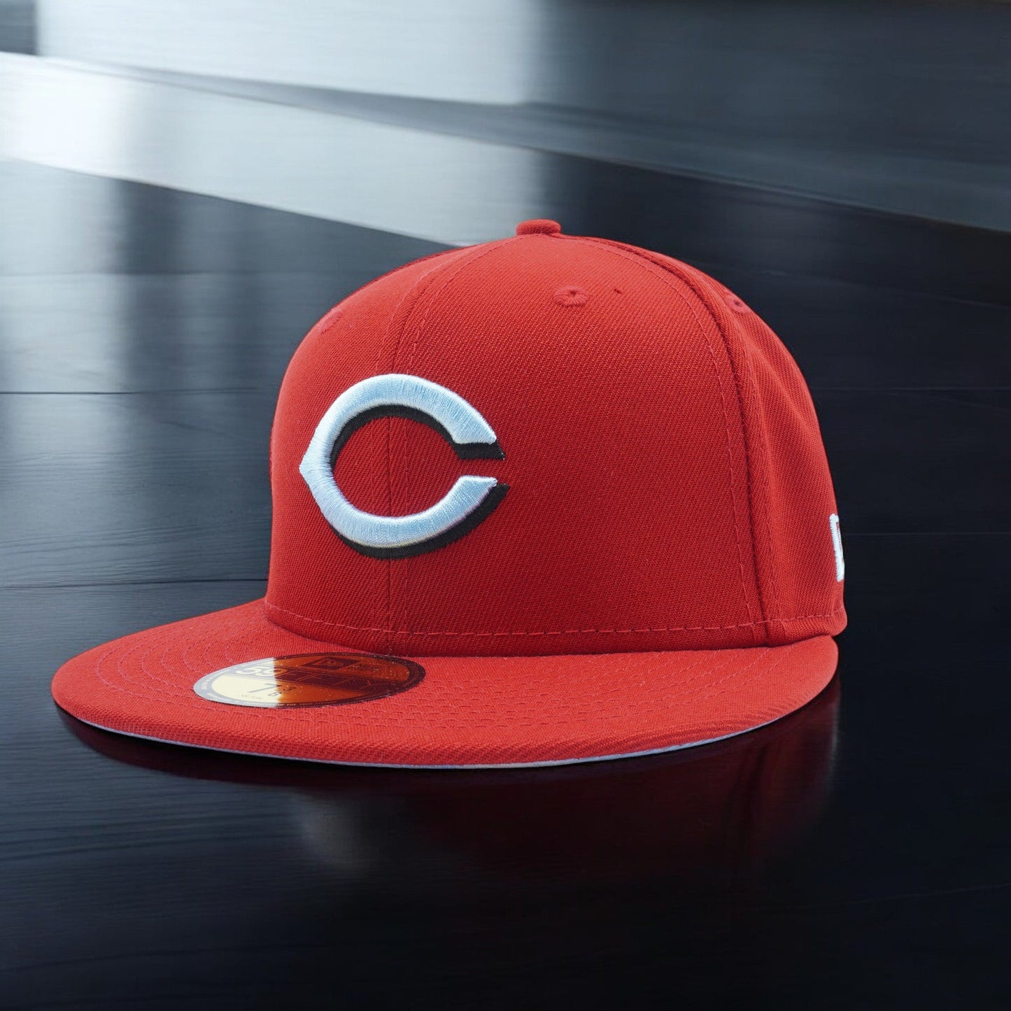 New Era Men's MLB Cincinnati Reds 5950 Cloud Under Fitted Hats