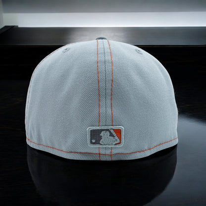 New Era Men's MLB Detroit Tigers 5950 Gray Pop Fitted Gray/Orange