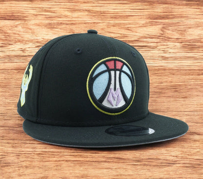 New Era Men's NBA Milwaukee Bucks 950 Color Pack Multi Snapback-Black Hats
