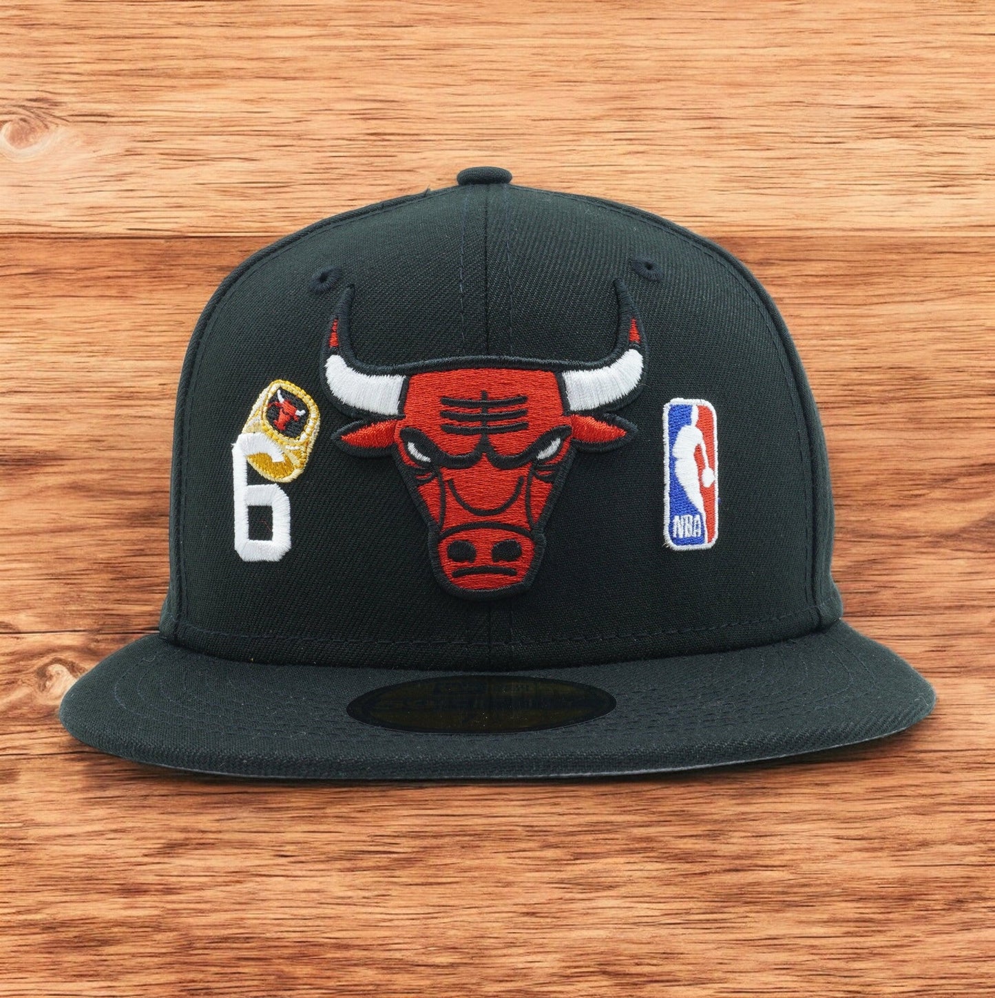 New Era Men's NBA Chicago Bulls 5950 Qt Fitted Black