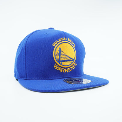 Mitchell & Ness Men's NBA Golden State Warriors Team Solid Hwc Fitted Fitted Caps