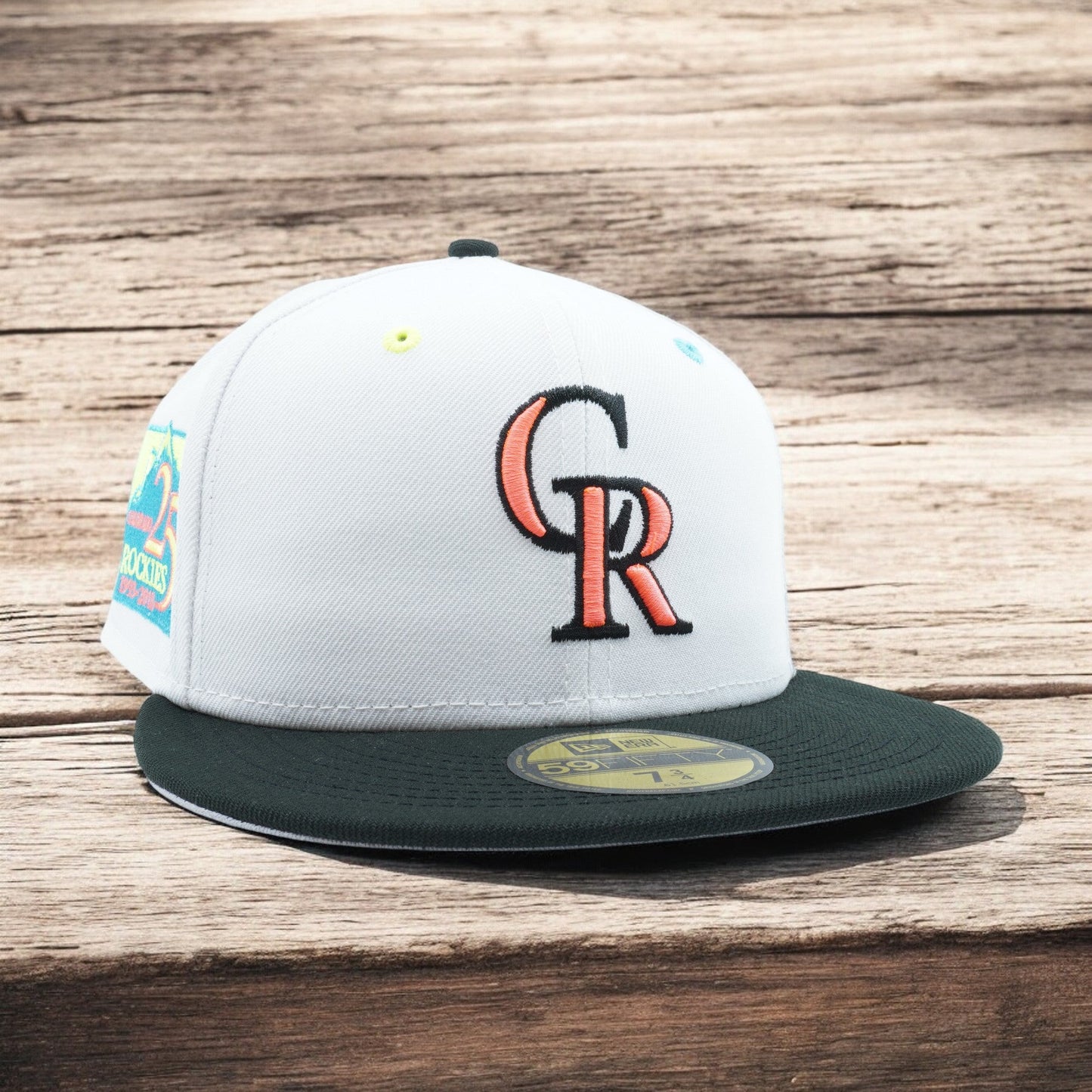 New Era Men's MLB Colorado Rockies 5950 25Th Anniversary Fitted