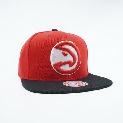 Mitchell & Ness Men's NBA Atlanta Hawks Core Basic Snapback Snapback Caps