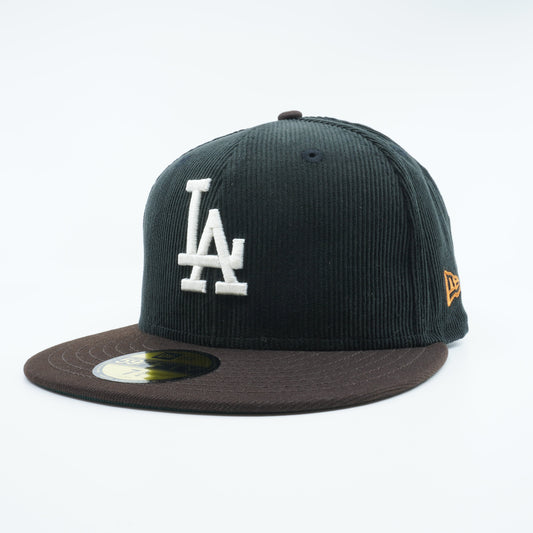 Men's New Era MLB La Dodgers 5950 Cord Burnt Wood Fitted