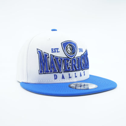 New Era Men's NBA Dallas Mavericks 950 Crest Stack Snapback Hats