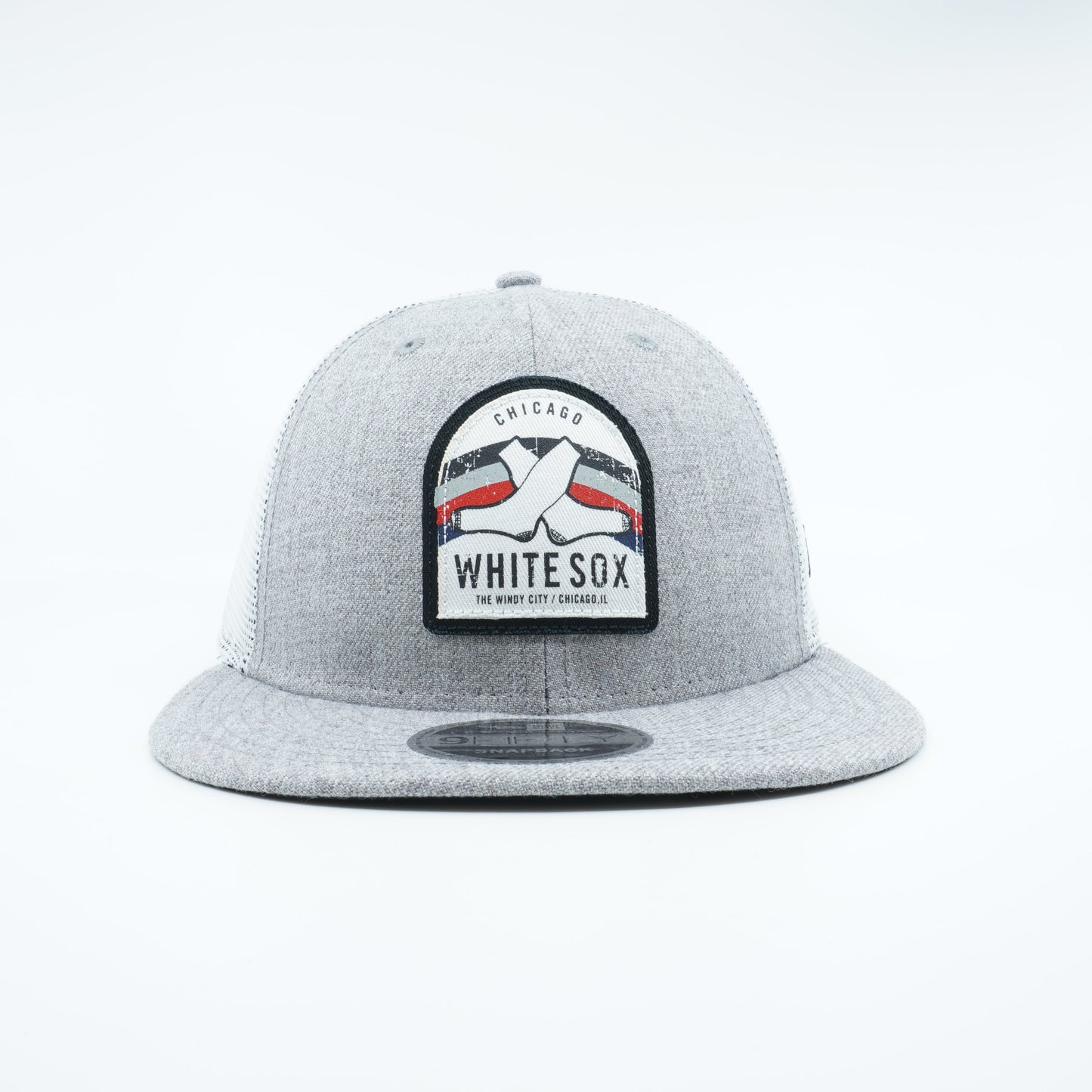 Men's New Era MLB Chicago White Sox 950 Trucker Snapback - Gray/White